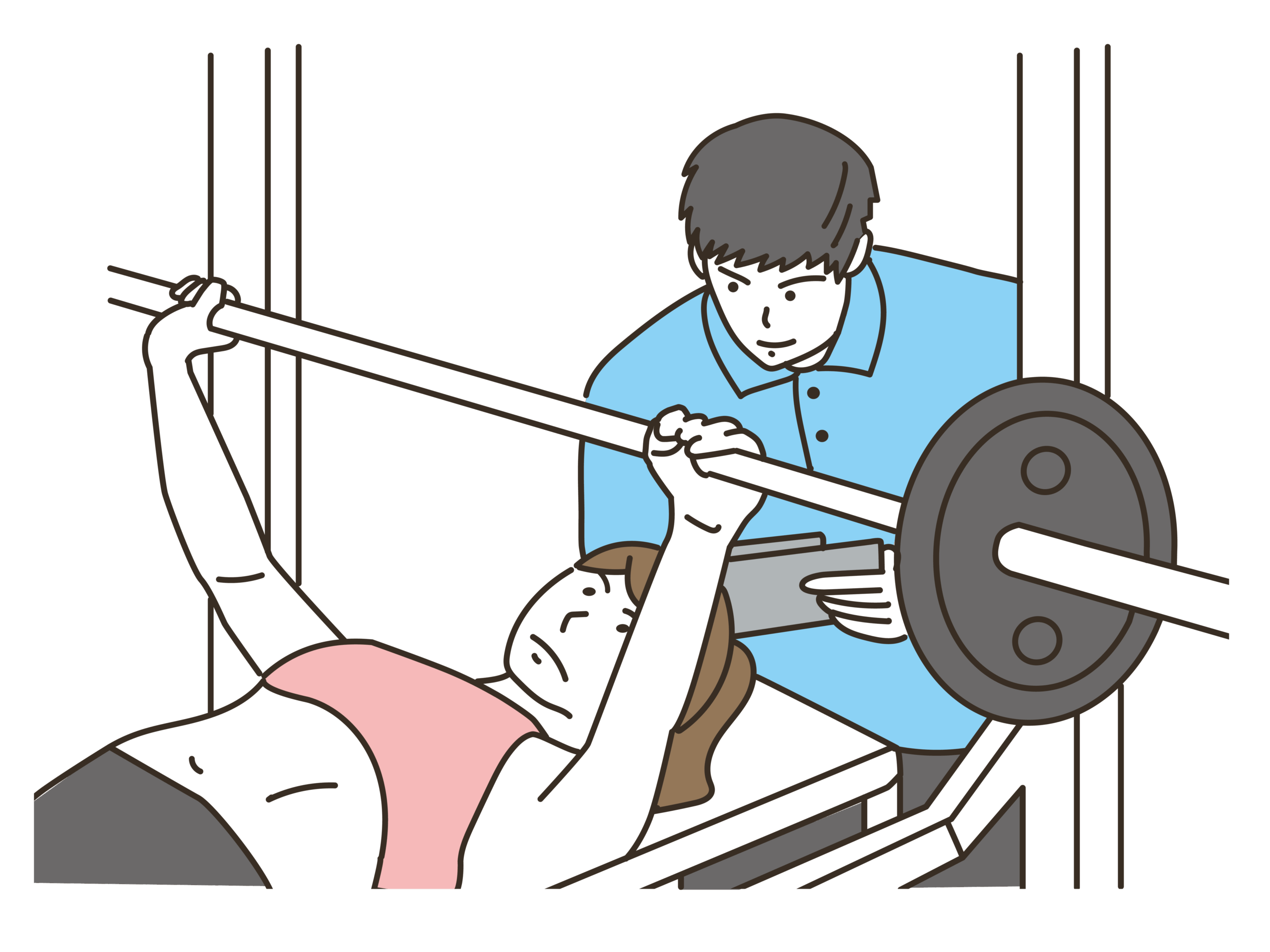 トレーニングしている画像